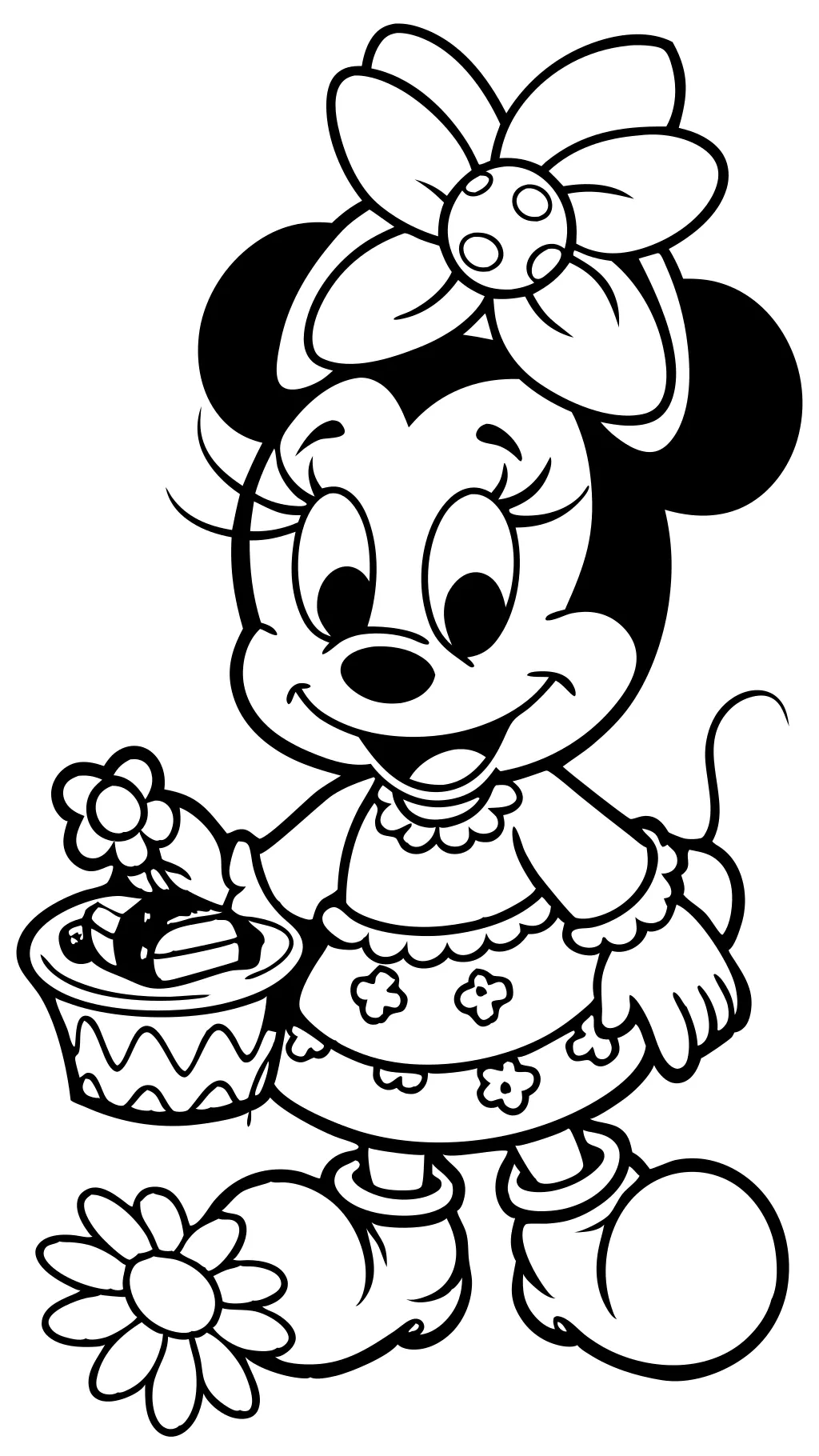 coloring pages minnie